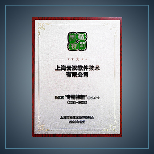 松江区“专精特新”中小企业（2021-2022）-云汉芯城ICKey.cn